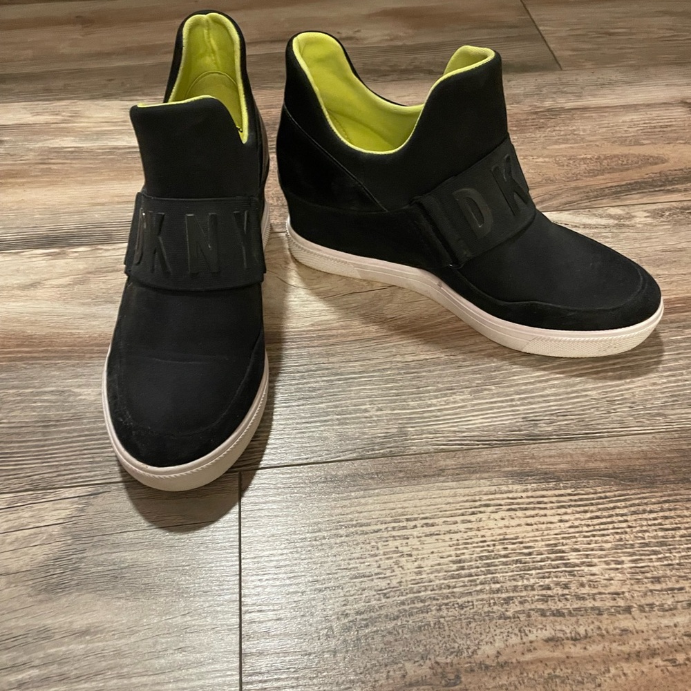 DKNY Ankle Wedge Booties